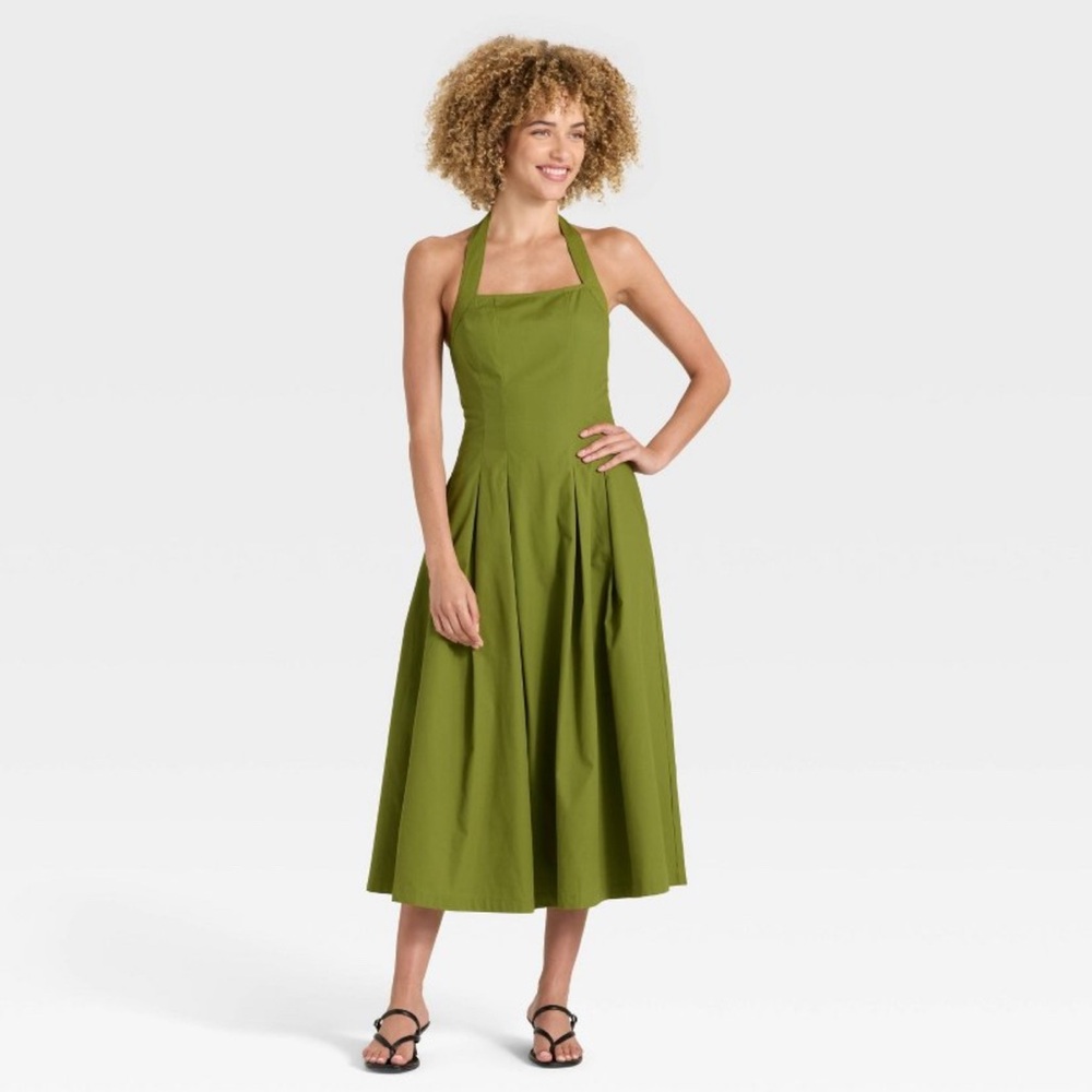 A New Day Olive Midi Dress